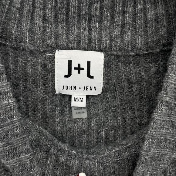 h Women Mock Neck Pullover Long Sleeve Knitted Sweater - Picture 6 of 11